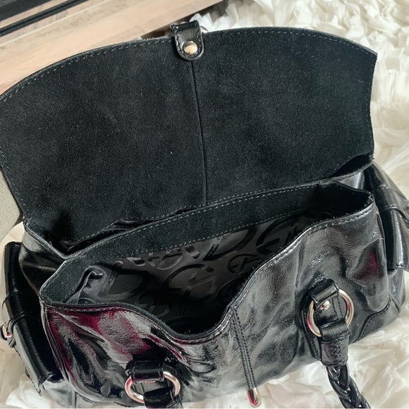 Francesco Biasia Handbag Patent Cowhide Leather - Picture 9 of 9